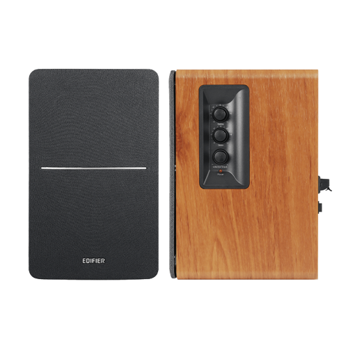 Edifier R1280DB Powered Bluetooth Bookshelf Speakers, Brown - 2