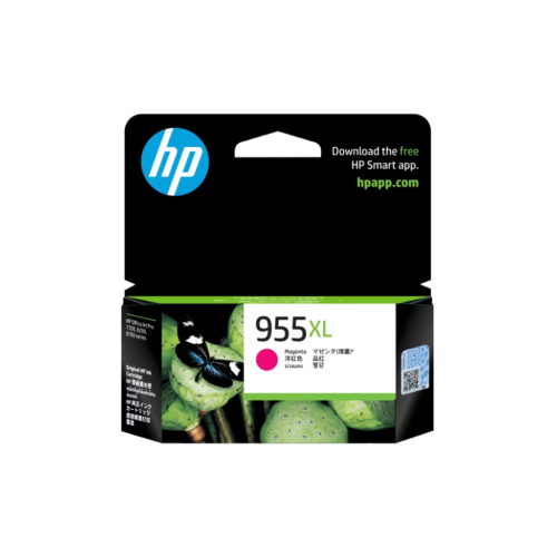 HP 955XL High Yield Magenta Original Ink Cartridge (L0S66AA) /HP OfficeJet Pro 7700, 8200, 8700 series/