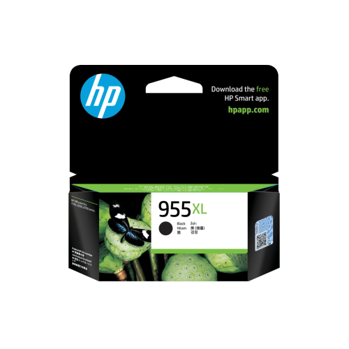 HP 955XL High Yield Black Original Ink Cartridge (L0S72AA) /HP OfficeJet Pro 7700, 8200, 8700 series/