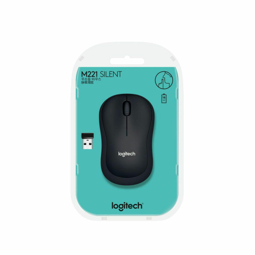 Logitech M221 Wireless Silent Mouse, Grey - 3