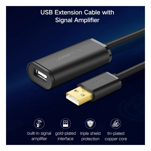 UGREEN USB 2.0 Extension Cable with Chipset 20m (10324) - 3