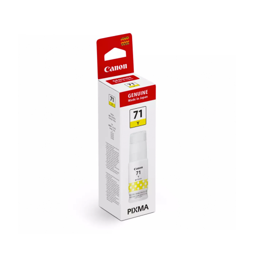 Canon GI-71 Yellow Ink for G1020, G2020, G3020, G2060, G3060, 4555C001AA - 2