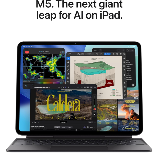 Apple iPad Pro 13-inch M5 Chip Wi‑Fi + Cellular 256GB Space Black /ME7W4/ / Таблет / - 2