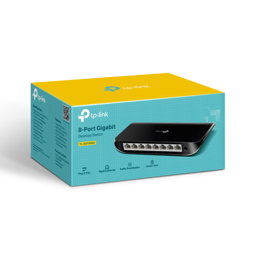 TP-Link SG1008D 8-Port Gigabit Desktop Switch / Свич салаалагч , Сүлжээний Төхөөрөмж / - 4