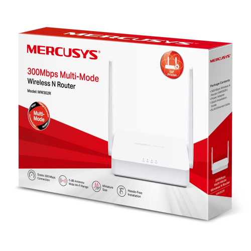 Mercusys MW302R 300Mbps Multi-Mode Wireless N Router - 4