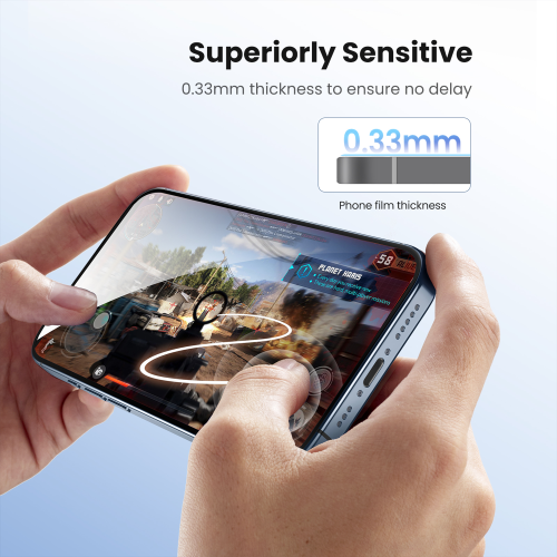 UGREEN 6.7" HD Tempered Glass Screen Protector for iPhone 15 Plus (25589) - 5