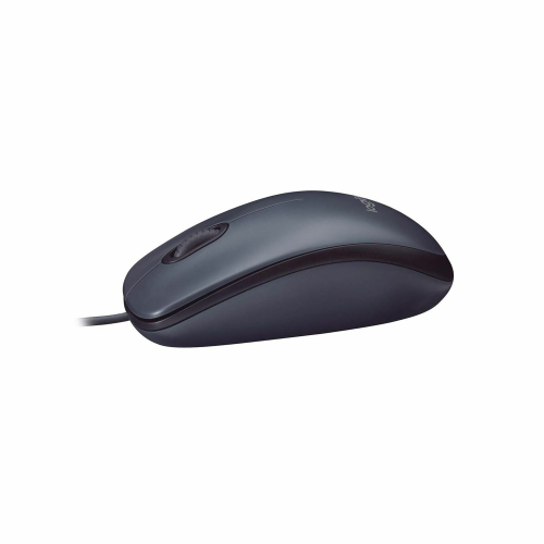 Logitech M100 USB Optical Wired Mouse - 3