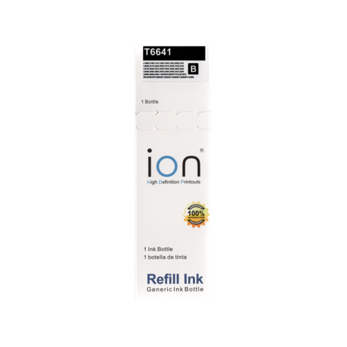 iON Epson T6641 OEM Ink 100ml Black (BK) /L300, L1300.../