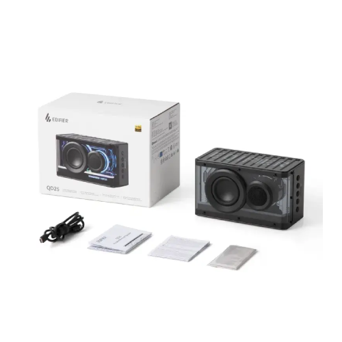 Edifier QD25 Tabletop Bluetooth Hi-Res Audio Speaker, Black - 3