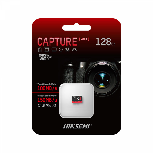 Hiksemi Capture 128GB A2 V30 180MB/s Micro SD Memory Card /HS-TF-E3-128G/ - 2