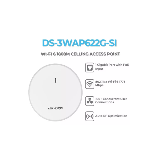 Hikvision 1800M Wi-Fi6 Ceiling Wireless Access Point DS-3WAP622G-SI - 2