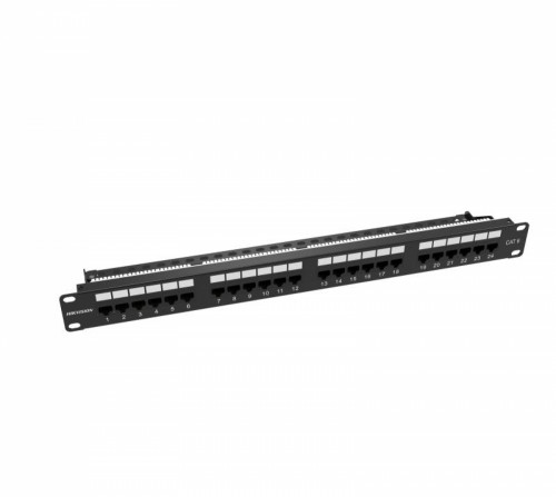 Hikvision CAT6 24-port 1U Patch Panel DS-1CP6U24-1U - 2