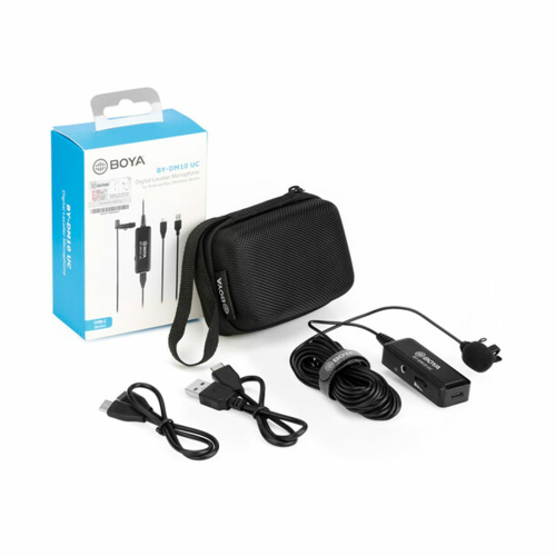 BOYA BY-DM10UC Digital Lavalier Microphone with Monitoring & Android & Type-C and USB Type-A Cables / Микрофон / - 3