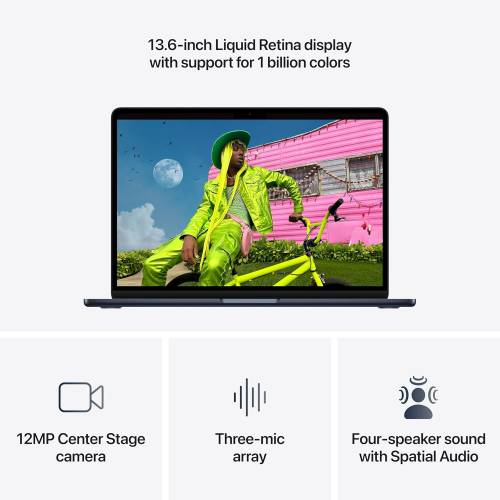 Apple MacBook Air 13" M5-chip, 10-core CPU, 8-core GPU, 16GB RAM, 512GB SSD, Midnight /MDHE4/ - 5