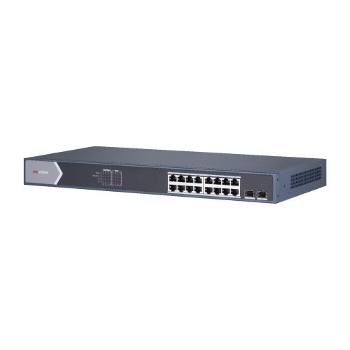Hikvision POE 16-port Gigabit Unmanaged Switch DS-3E0518P-E/M / Свич салаалагч , Сүлжээний Төхөөрөмж / - 3