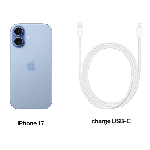 Apple iPhone 17 256GB, Mist Blue - 4