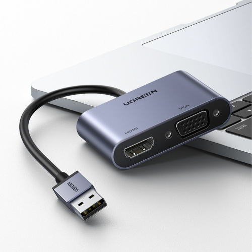 UGREEN USB 3.0 to HDMI and VGA converter (20518) - 2