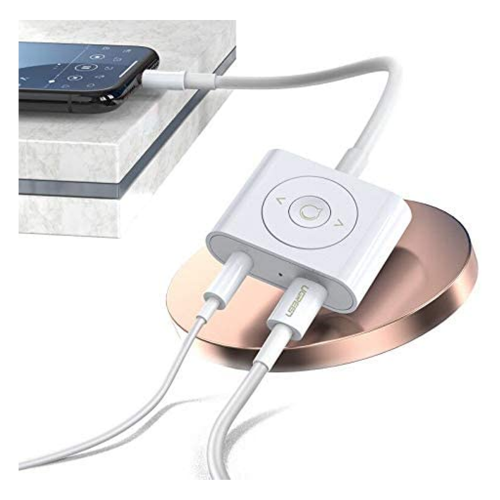 UGREEN Lightning to Lightning + 3.5mm Jack Converter (30760) - 2