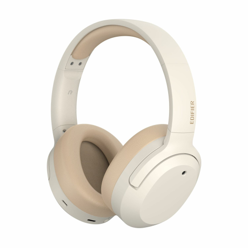Edifier W820NB Plus Active Noise Cancelling Bluetooth Headphones, Ivory