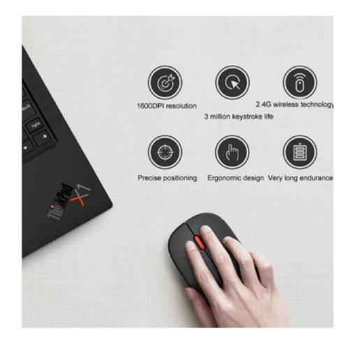 Lenovo Thinkplus M80 USB Wired Mouse - 5