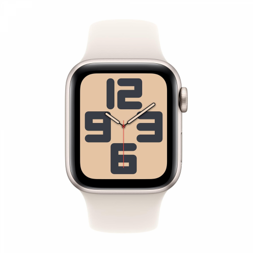 Apple Watch SE (2nd Gen) GPS 44mm Starlight Aluminium Case with Starlight Sport Band (S/M) /MXEU3/ - 2