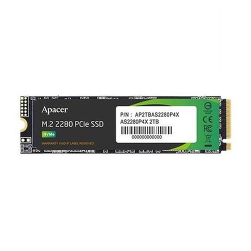 Apacer 2TB AS2280P4 NVMe PCIe Gen3 M.2 2280 Internal SSD /AP2TBAS2280P4X-1/