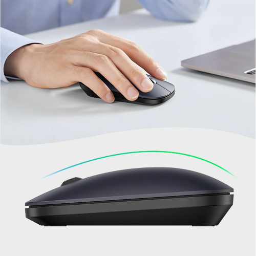 UGREEN 2.4G Slim Wireless Mouse, Black (90372) - 2