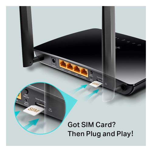 TP-Link Archer MR400 AC1200 4G LTE SIM Slot Unlocked Wireless Dual-Band Router - 3