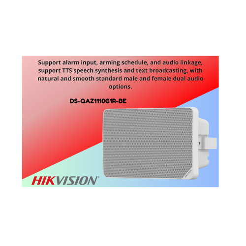 Hikvision 10W Network Cabinet PoE Speaker DS-QAZ1110G1R-BE / Зарлан Мэдээлэх / - 3