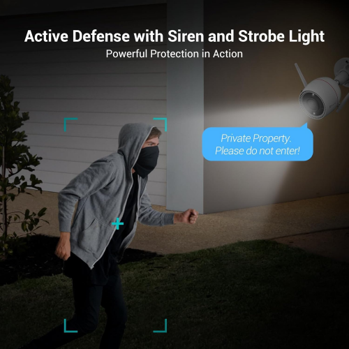 EZVIZ H3c Color 2K⁺ 4MP Wi-Fi Smart Home Camera - 8