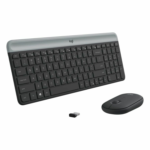 Logitech MK470 Slim Wireless Combo, Black