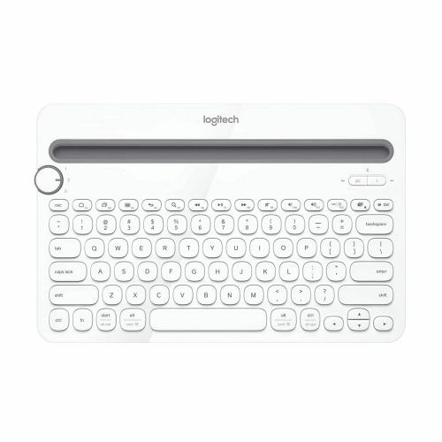 Logitech K480 Multi-Device Bluetooth Wireless Keyboard, White