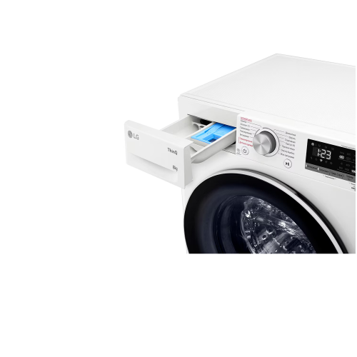 LG 8кг Багтаамжтай AIDD Steam ThinQ Бүрэн Автомат Угаалгын Машин F2V5PSOW - 3