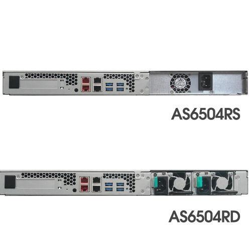 ASUSTOR LOCKERSTOR 4RD AS6504RD 4-Bay Quad-Core up to 2.7GHz Rackmount Cloud NAS + Rail / NAS төхөөрөмж / - 3