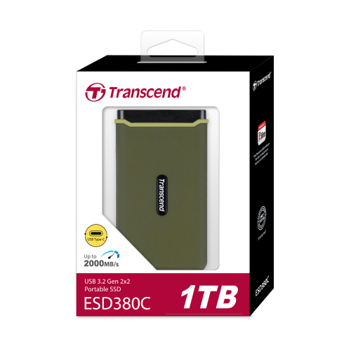 Transcend 1TB ESD380C USB 3.2 Gen2x2 Type-C Portable SSD /TS1TESD380C/ - 4