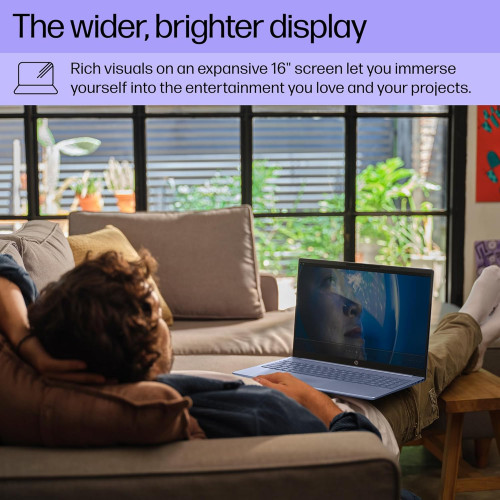 HP Pavilion 16-af0037TU, Ultra 5-125U, DDR 16GB RAM, 512GB PCIe SSD, Intel® Graphics, 16-inch WUXGA Antiglare, Natural Silver - 6