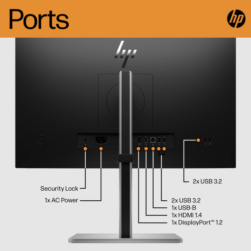 HP E24 G5 24-inch FHD Monitor - 4