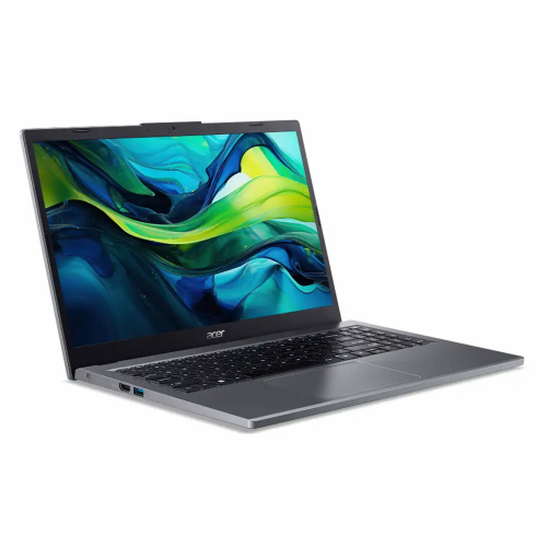 Acer Aspire 15 A15-51P-39HQ Intel Core 3-100U, DDR5 8GB RAM, 512GB PCIe Gen4 SSD, Intel Graphics, 15.6-inch FHD, Win 11 Home, Steel Grey - 2