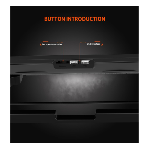 Meetion CP3030 Gaming Laptop Cooler Stand up to 15.6-inch - 4