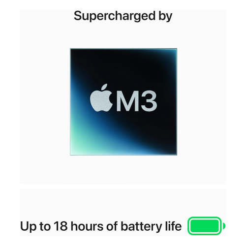 Apple MacBook Air 15.3" M3 Chip 8‑core CPU 10‑core GPU, 8GB RAM, 256GB SSD Starlight /MRYR3/ - 3