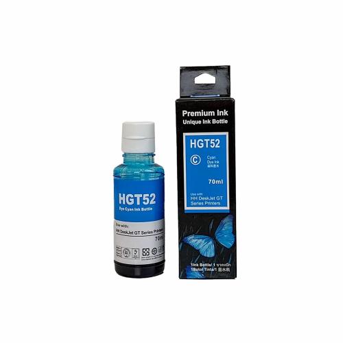 Amida HP GT52 Cyan Ink 70ml OEM /HP Smart Tank 520, 580, 670, 720, 750 Printer series/