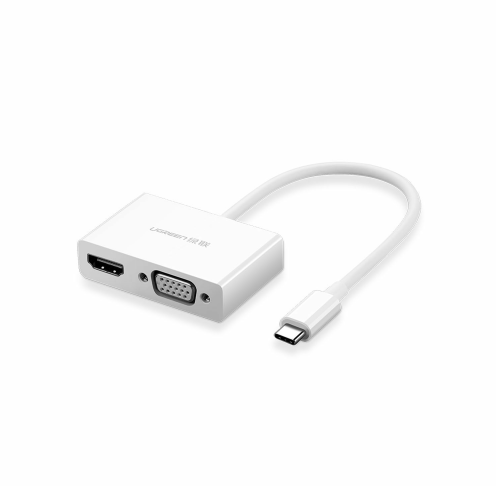 UGREEN USB-C Male to HDMI + VGA Female Converter (30843)