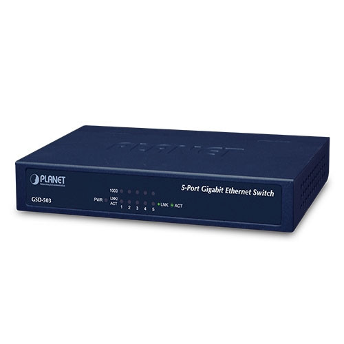 Planet GSD-503 5-Port Gigabit Ethernet Switch / Свич салаалагч , Сүлжээний Төхөөрөмж / - 3