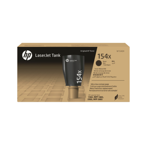 HP 154X (W1540X) Black Original Laser Toner Reload Kit - 5000 pages /HP LaserJet Tank series/