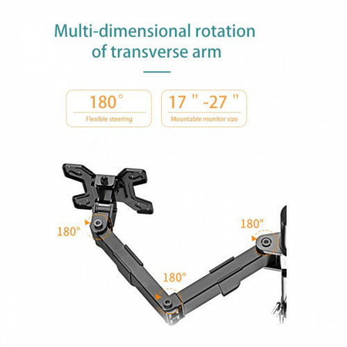 KALOC KLC-DZ220-J Dual 17-27 inch Screen Arm Basic Monitor Stand / Дэлгэцний Тогтоогч Суурь / - 6