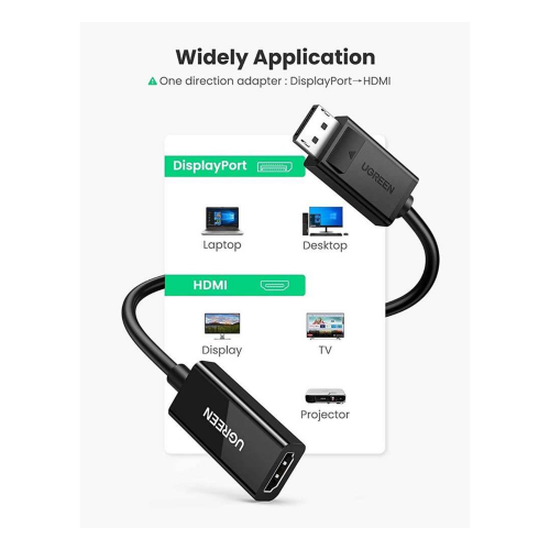 UGREEN DP Male to HDMI 4K 60Hz Converter (70694) - 2