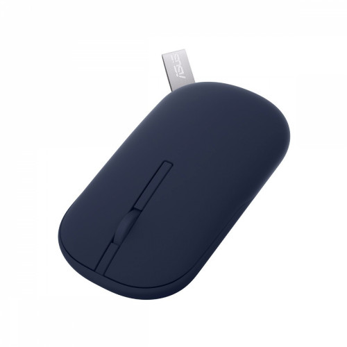 ASUS Marshmallow MD100 Wireless, Bluetooth Silent Mouse, Quiet Blue with Solar Blue Cover - 3