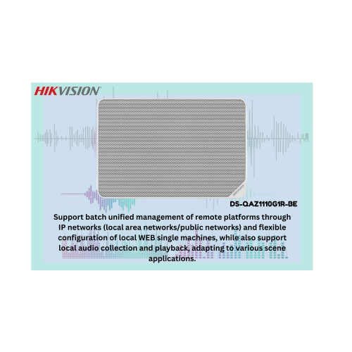 Hikvision 10W Network Cabinet PoE Speaker DS-QAZ1110G1R-BE / Зарлан Мэдээлэх / - 5