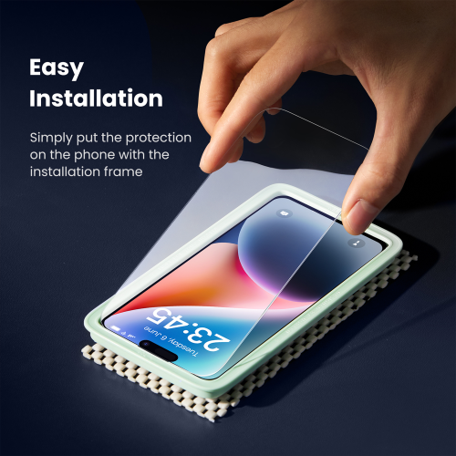 UGREEN 6.7" HD Tempered Glass Screen Protector for iPhone 15 Plus (25589) - 6