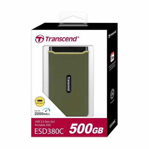 Transcend 500GB ESD380C USB 3.2 Gen2 Type-C Portable SSD /TS500GESD380C/ - 4